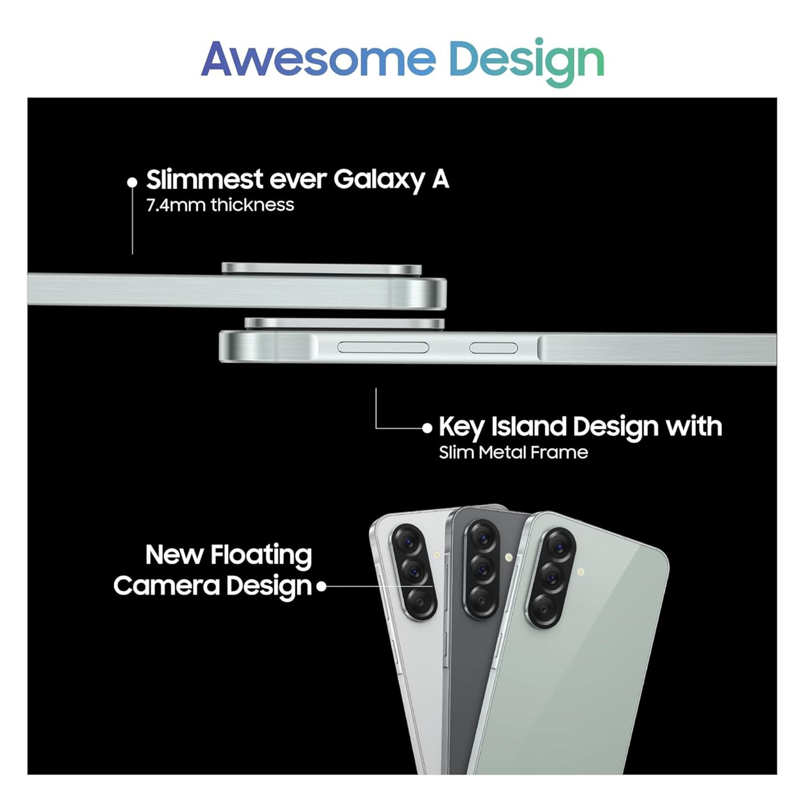 Buy SAMSUNG Galaxy A56 5G (8GB RAM, 256GB, Awesome Graphite) Online - Croma